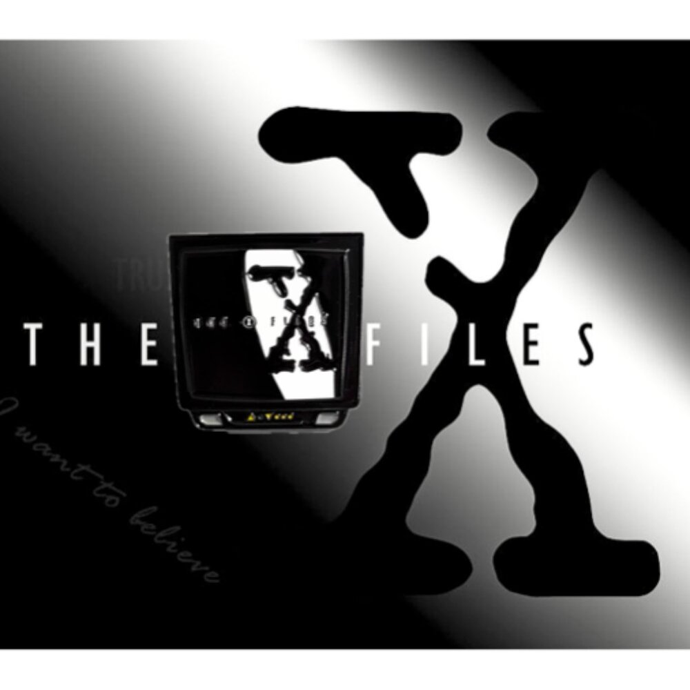 THE X-FILES TELEVISION OIL DRIPPED ENAMEL PIN LAPEL PIN BROOCH NWT - Picture 3 of 9